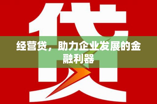 子洲经营贷，助力企业发展的金融利器