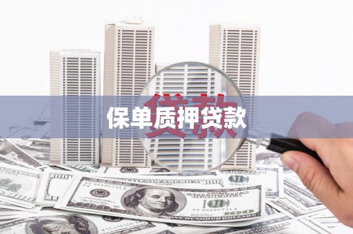 子洲保单质押贷款