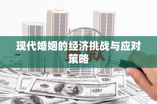 子洲现代婚姻的经济挑战与应对策略