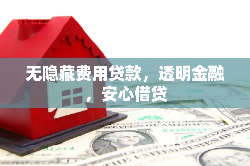 子洲无隐藏费用贷款，透明金融，安心借贷