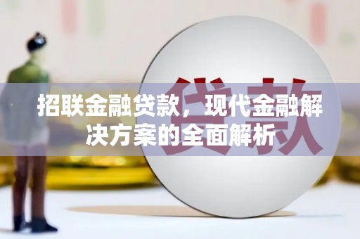 子洲招联金融贷款，现代金融解决方案的全面解析