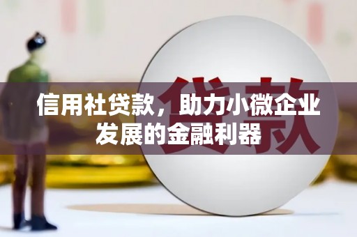子洲信用社贷款，助力小微企业发展的金融利器