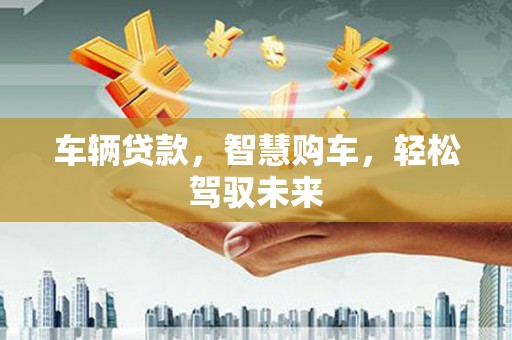 子洲车辆贷款，智慧购车，轻松驾驭未来