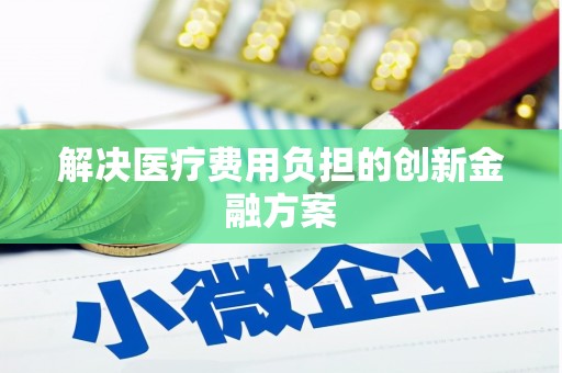 子洲解决医疗费用负担的创新金融方案