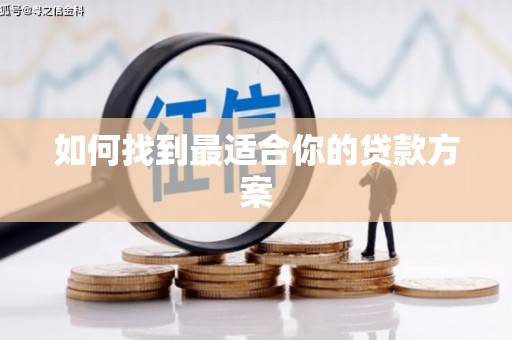 子洲如何找到最适合你的贷款方案